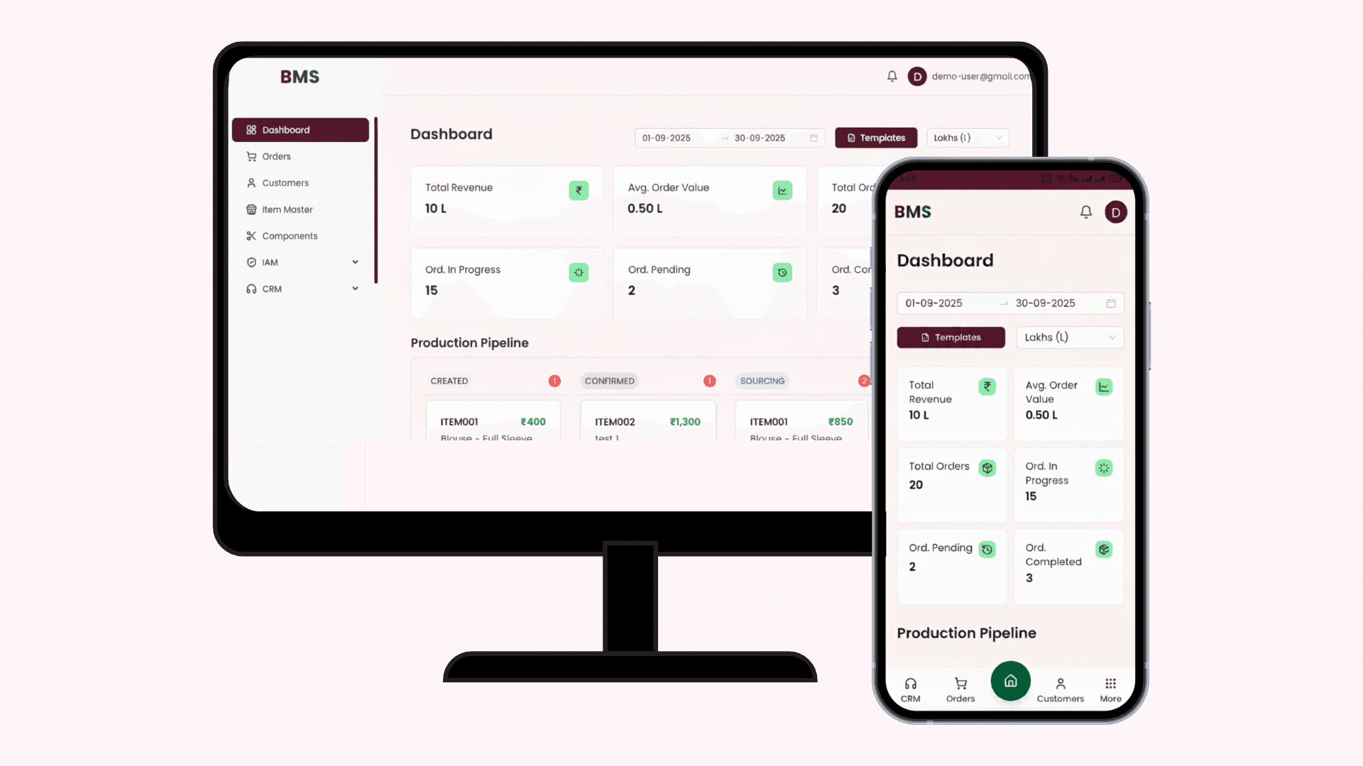 BMS Desktop Dashboard