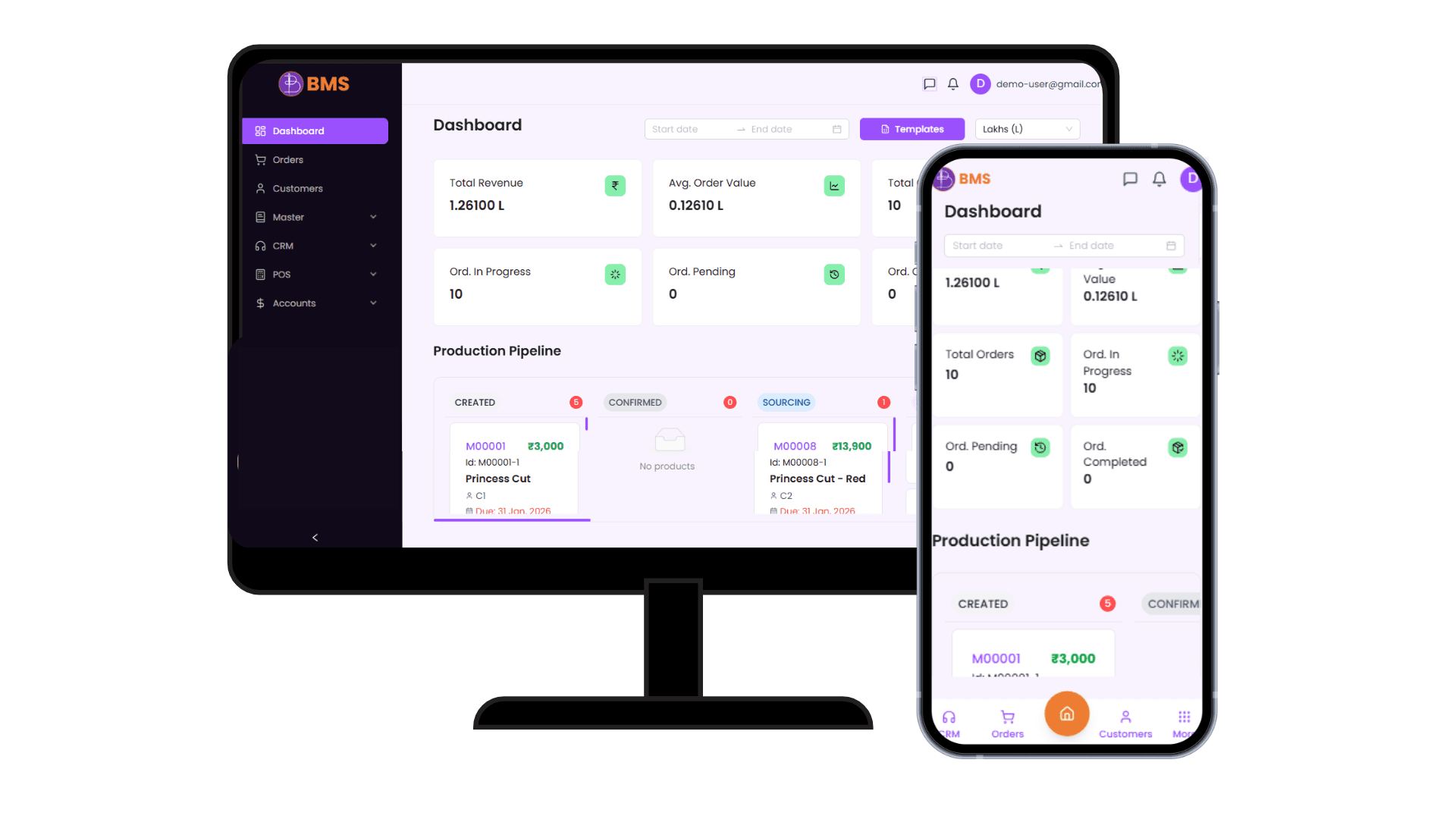 BMS Desktop Dashboard
