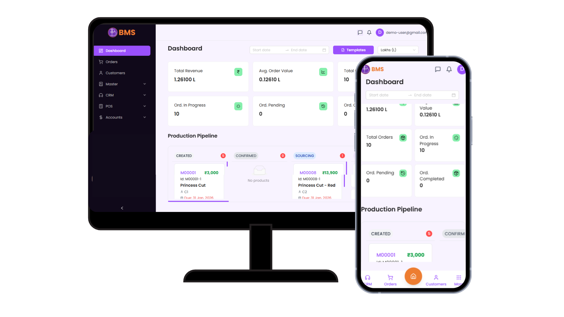BMS boutique software business management app